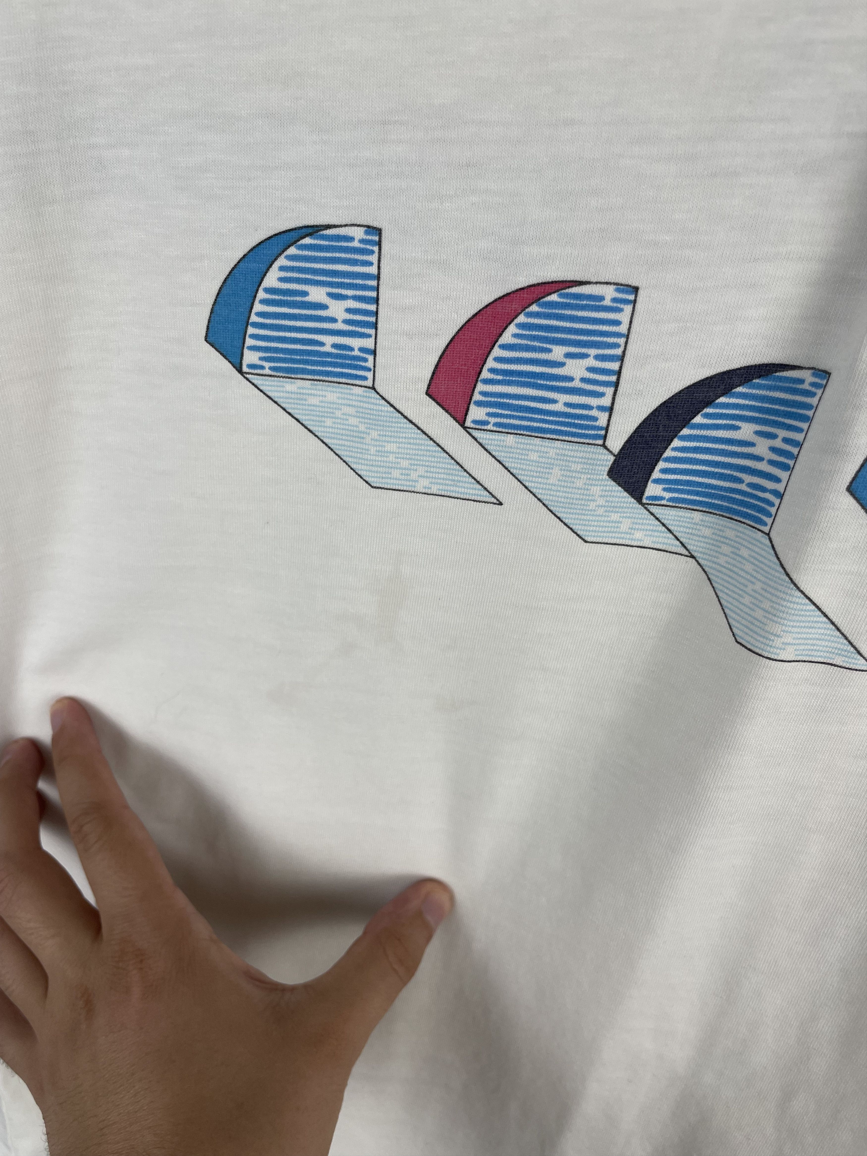 Adidas 90s Vintage Adidas Tennis Art Polo Shirt Size US S / EU 44-46 / 1 - 7 Thumbnail