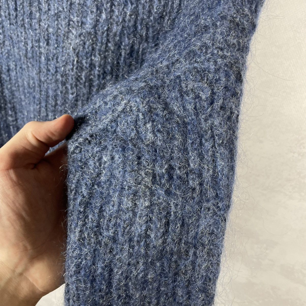 Sezane Sezane Kid Mohair Merino Wool Achille Cardigan Sweater Size XS / US 0-2 / IT 36-38 - 17 Thumbnail