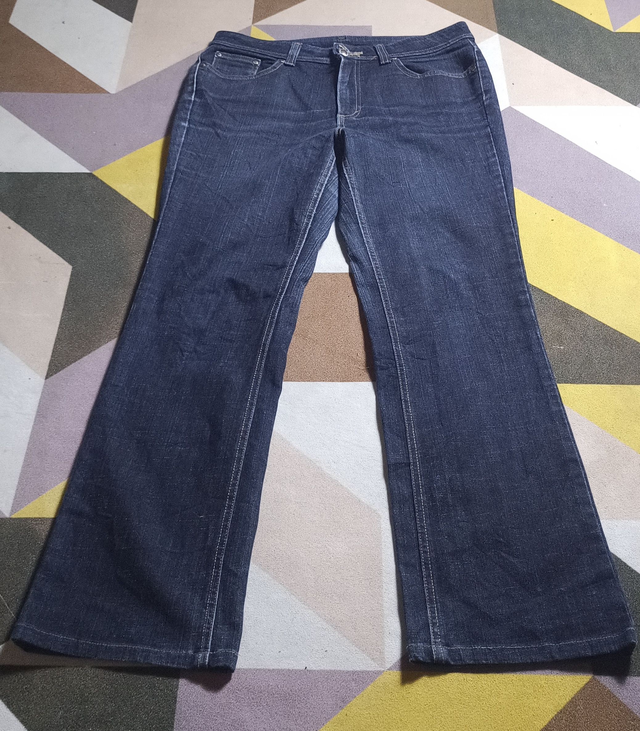 Edwin × Japanese Brand × Jean Flare💥 Miss Edwin International Basic Denim Jeans Size 32" / US 10 / IT 46 - 1 Thumbnail