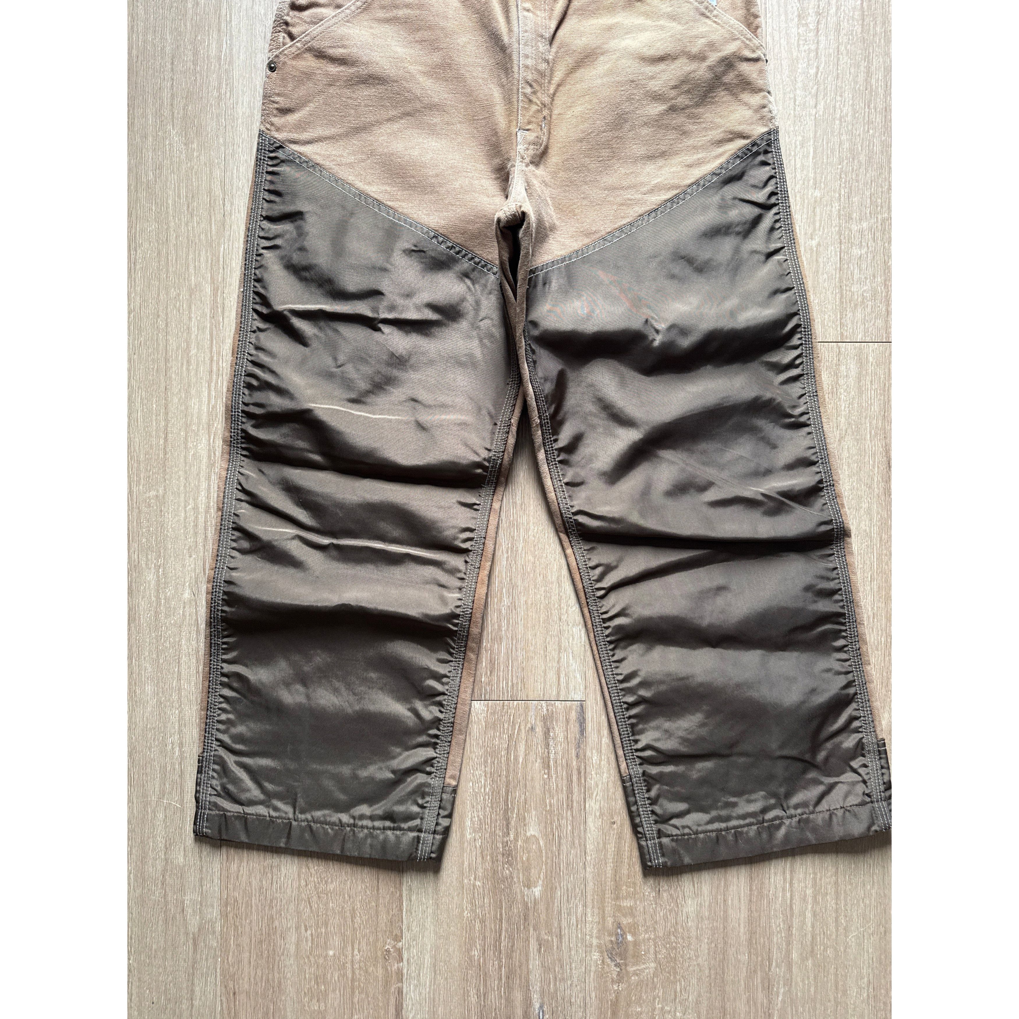 Carhartt Vintage 80s Carhartt USA Brush Double Knee Pants Size US 31 - 3 Thumbnail