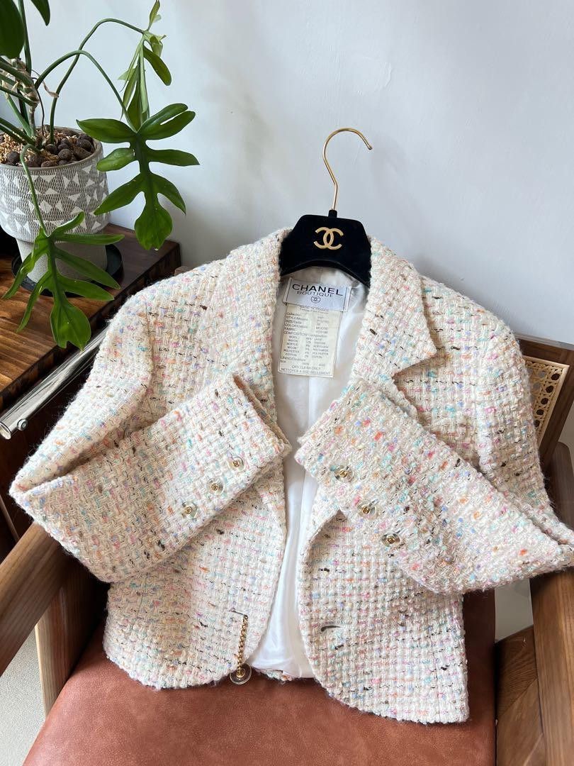 Chanel Super Rare Chanel Tweed Jacket vintage Grailed