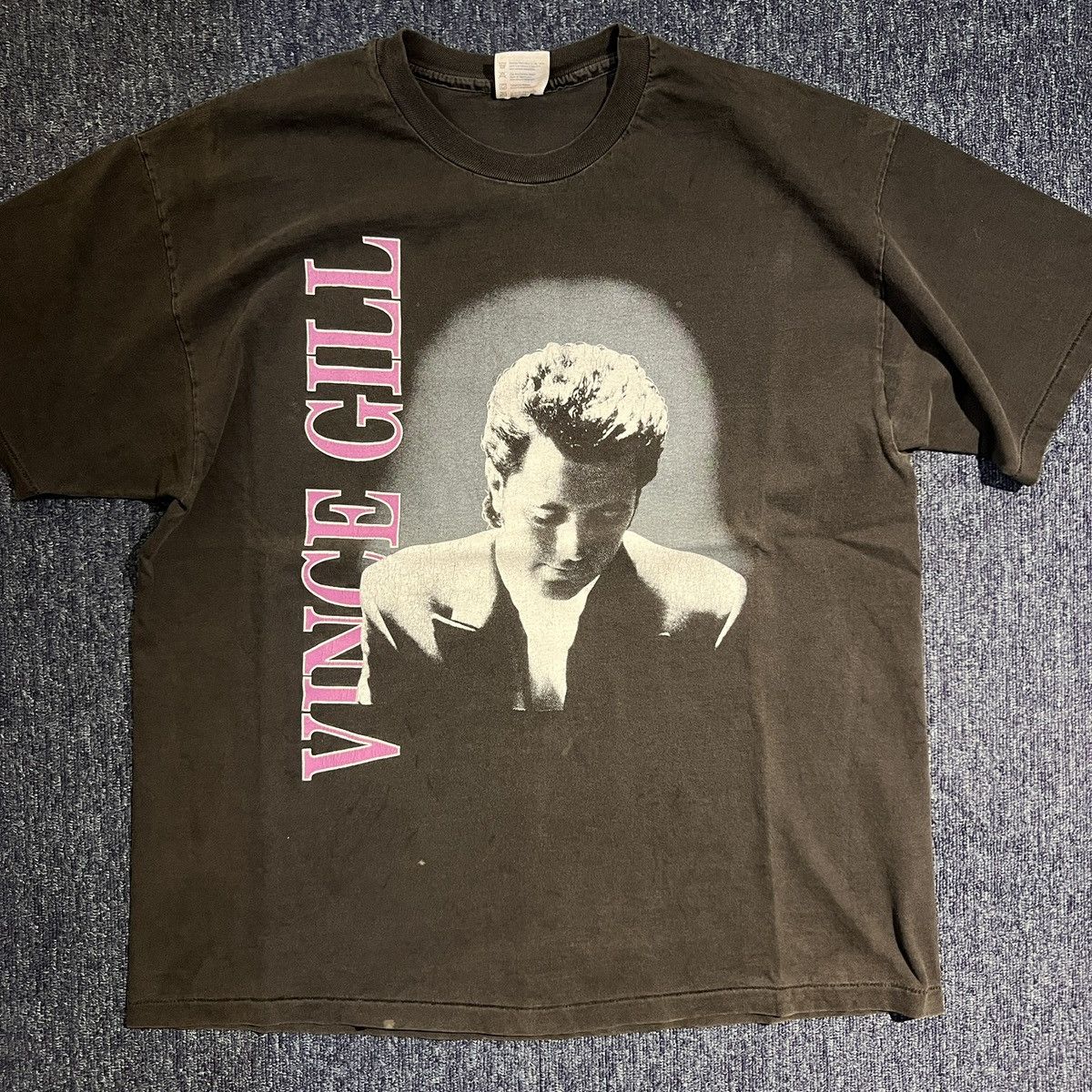 Other Vintage 90s Vince Gill 93 Tour T Shirt Size US XL / EU 56 / 4 - 3 Thumbnail