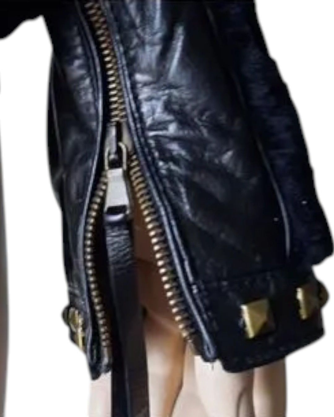 Roberto Cavalli SILVER FOX LEATHER JACKET Size M / US 6-8 / IT 42-44 - 5 Thumbnail