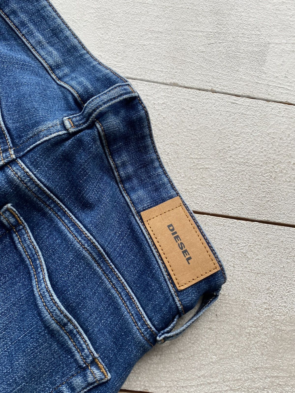 Diesel Luxury 00s Y2K Diesel Slandy Super Skinny Stretch Jeans Size 27" / US 4 / IT 40 - 8 Thumbnail