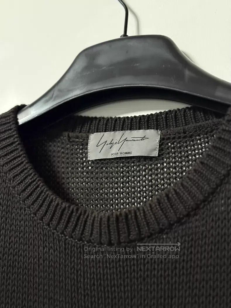 Yohji Yamamoto Yohji Yamamoto Floral short-sleeve knit sweater Size US L / EU 52-54 / 3 - 5 Thumbnail