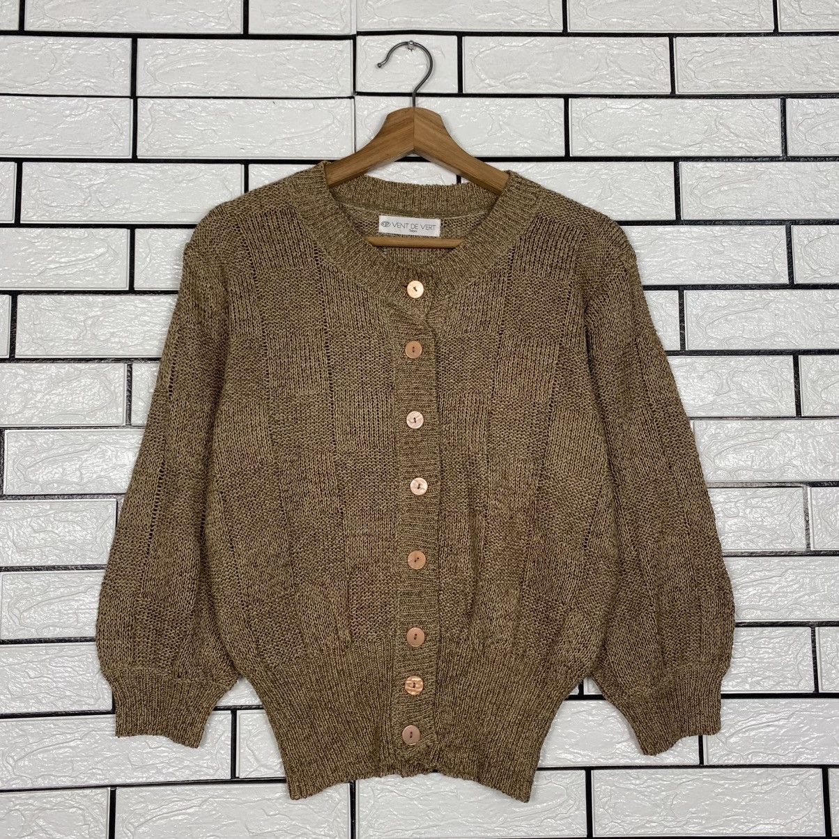 Issey Miyake 📌Vintage Knit Sweatshirt Vent De Vert Size US M / EU 48-50 / 2 - 2 Thumbnail