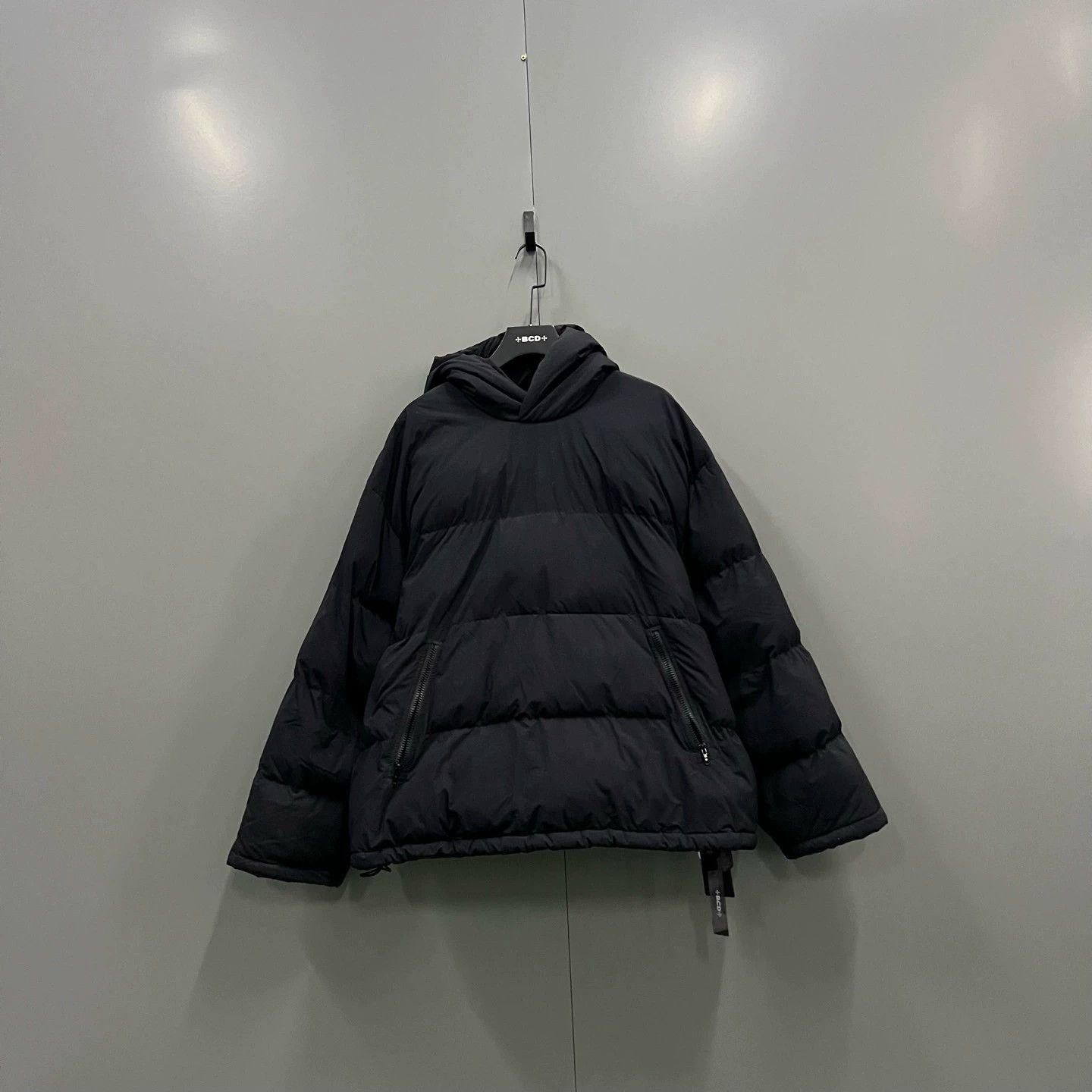 Balenciaga Balenciaga Black Hooded Down Jacket - dmc Size US XXL / EU 58 / 5 - 1 Thumbnail