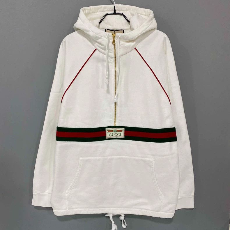 Gucci Gucci Belt logo half-zip hoodie Size US S / EU 44-46 / 1 - 1 Thumbnail