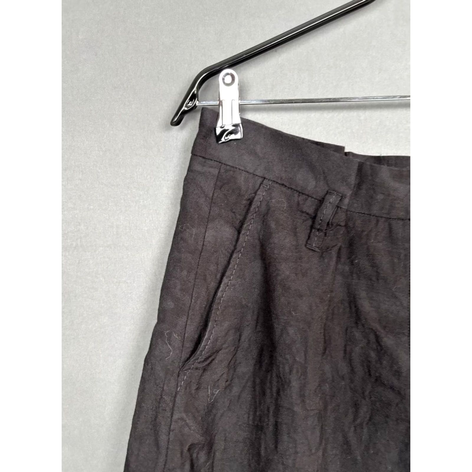 DOROTHEE SCHUMACHER Dorothee Schumacher Skirt Womens 4 Black Line Size Cotton Belt Loop Zipper Size 27" / US 4 / IT 40 - 4 Thumbnail
