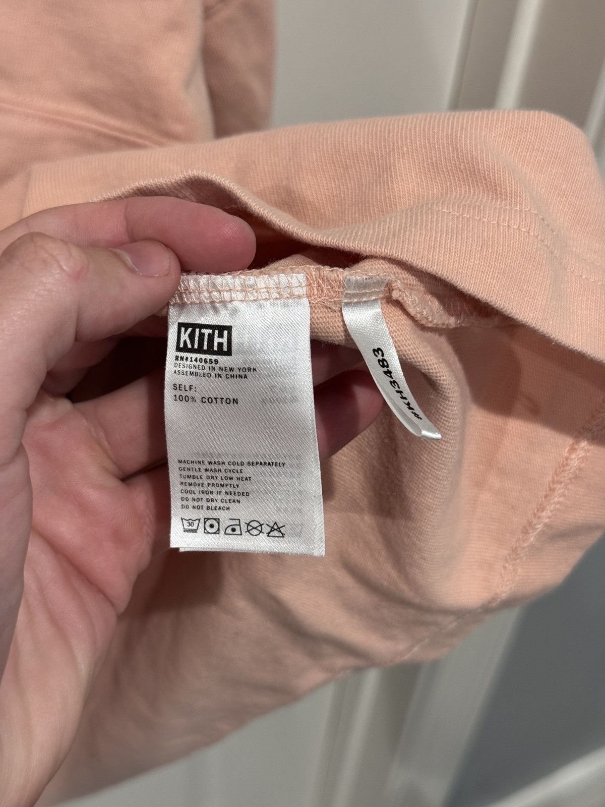 Kith Kith Track Paneled Pink LS Shirt Tee Size L (fits L-XL) Size US L / EU 52-54 / 3 - 8 Thumbnail