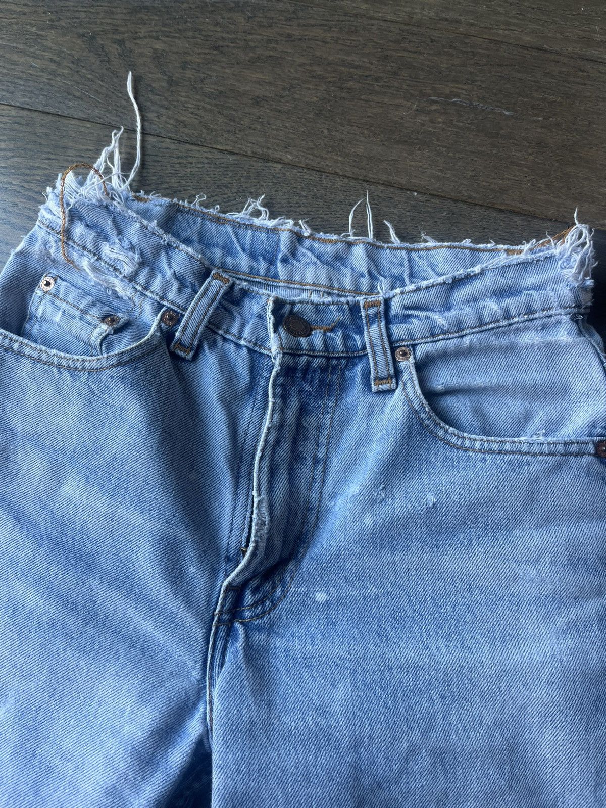 Levi's Vintage Levi’s Made in Canada 505 W28 L32 distressed denim Size 28" / US 6 / IT 42 - 2 Thumbnail