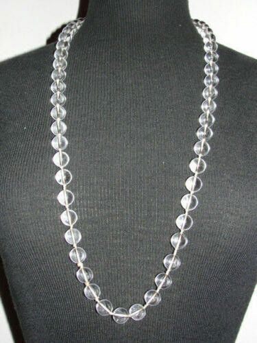 Handmade Pools of Light Rock Crystal Bead Necklace Size ONE SIZE - 1 Thumbnail