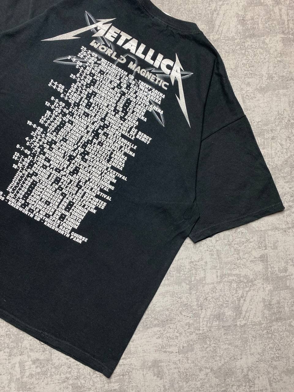 Band Tees Metallica 2008/2009 World Magnetic Tour T-Shirt Size US XL / EU 56 / 4 - 9 Thumbnail