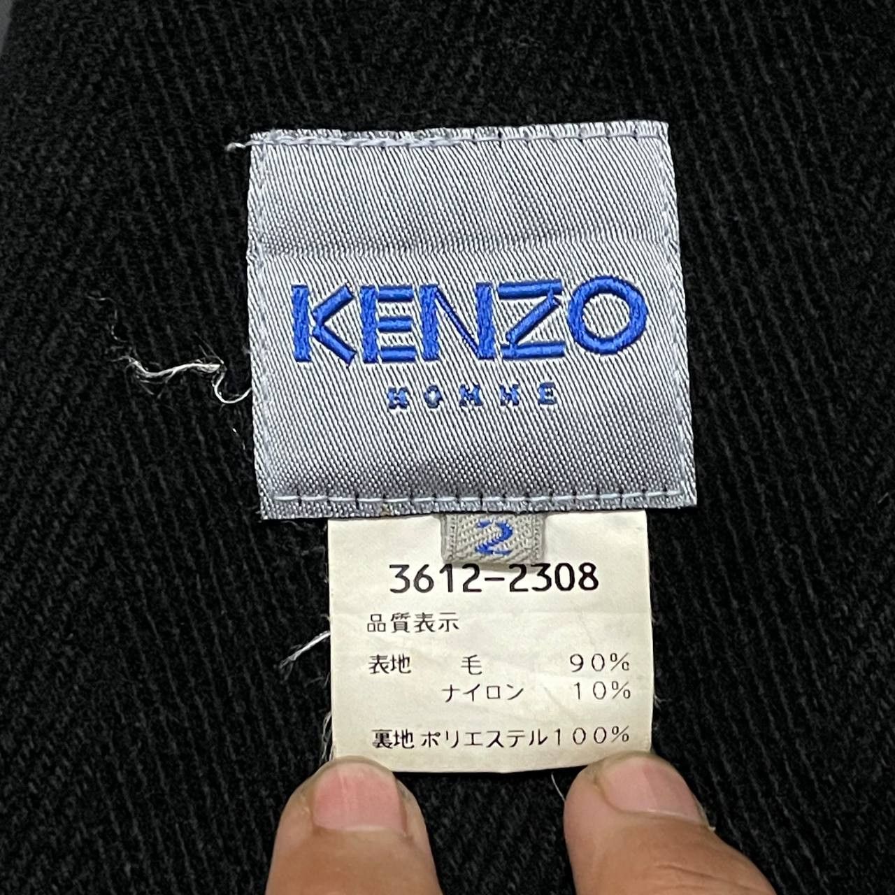 Kenzo Vintage Kenzo Homme Wool Duffle Coat Size US M / EU 48-50 / 2 - 8 Thumbnail