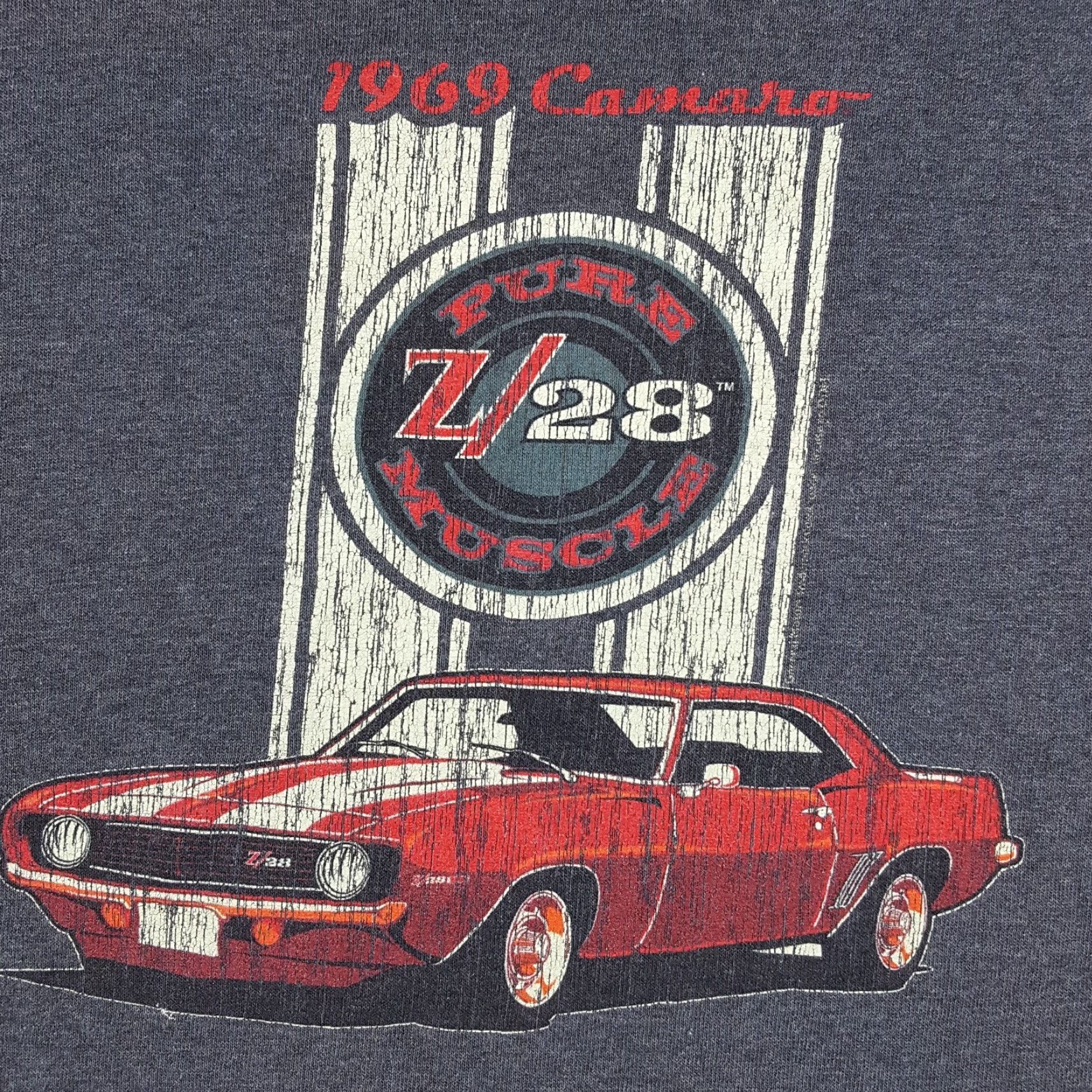 Vintage VINTAGE Chevrolet Camaro T-Shirt Adult XL Gray 90s Muscle Car Z28 Graphic Tee Mens Size US XL / EU 56 / 4 - 3 Thumbnail