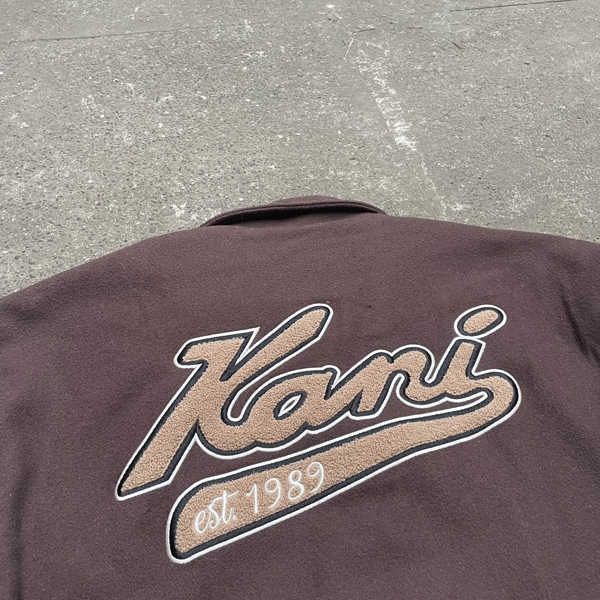 Karl Kani × Vintage Vintage Karl Kani Big Logo Varsity Bomber Jacket Size US L / EU 52-54 / 3 - 12 Thumbnail