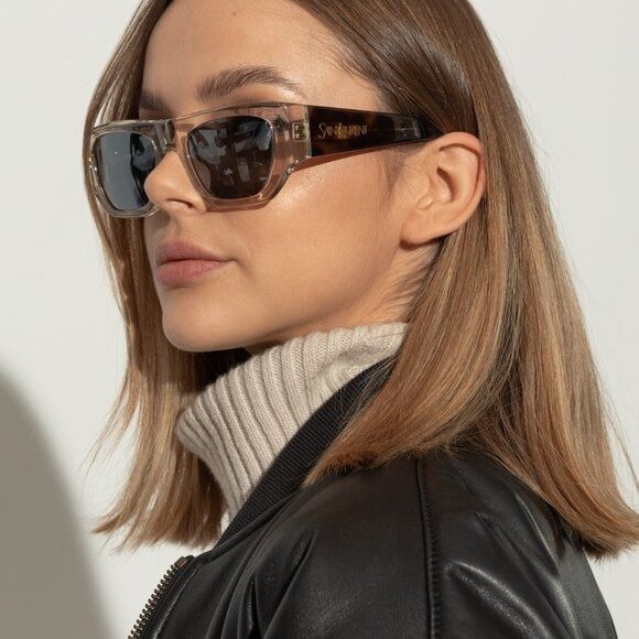 Saint Laurent Paris 🕶️ New Saint Laurent SL740 002 Brown Sunglasses Size ONE SIZE - 2 Thumbnail