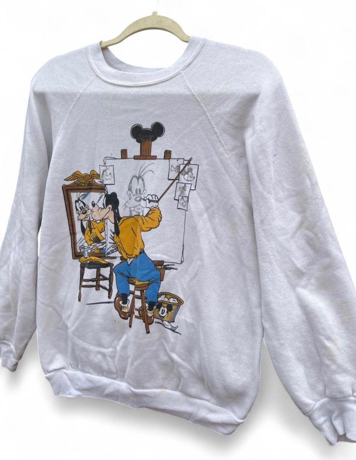 Disney Disney Norman Rockwell/Goofy Self-Portrait Sweatshirt Size US L / EU 52-54 / 3 - 9 Thumbnail