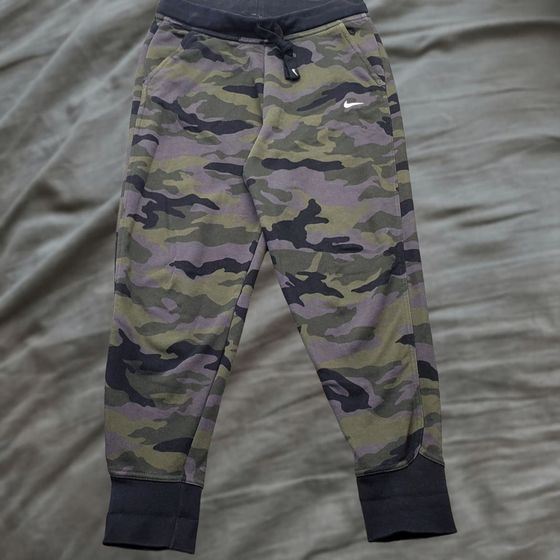 Nike Nike Dri-Fit Sweatpants Women S Multicolor Camouflage Slash Pocket Elastic Waist Size 28" / US 6 / IT 42 - 1 Thumbnail