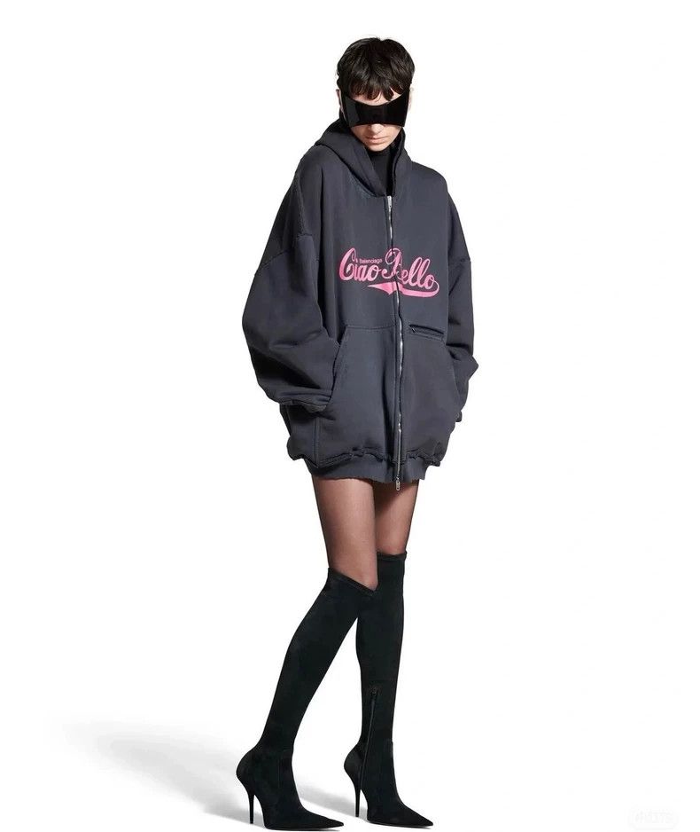 Balenciaga Balenciaga Ciao Bello letter zipper sweater in autumn and Size US S / EU 44-46 / 1 - 6 Thumbnail