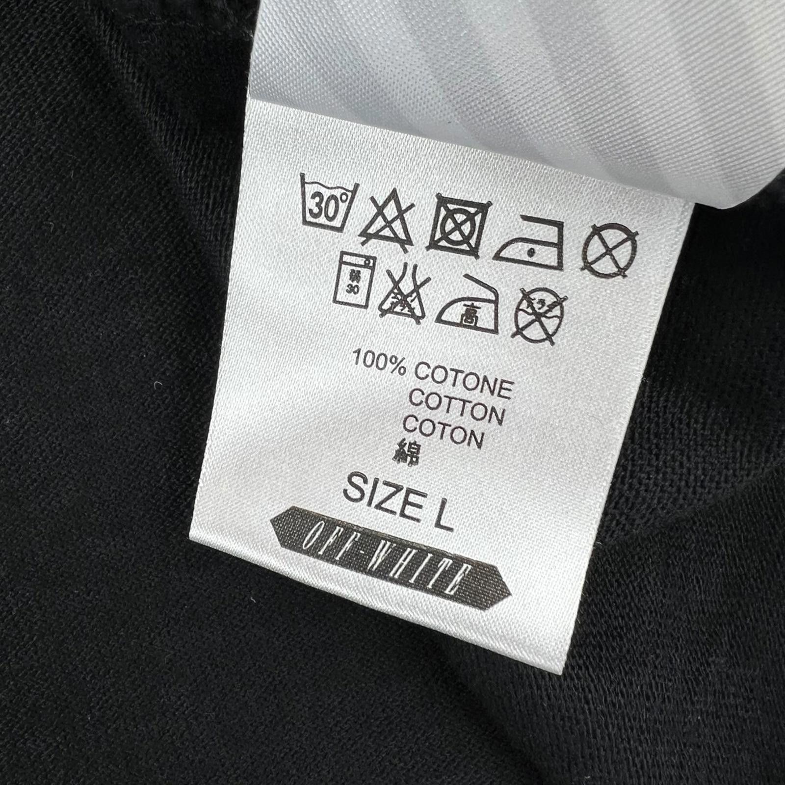 Off-White Off-White Black Caravaggio T-Shirt Size US L / EU 52-54 / 3 - 5 Thumbnail