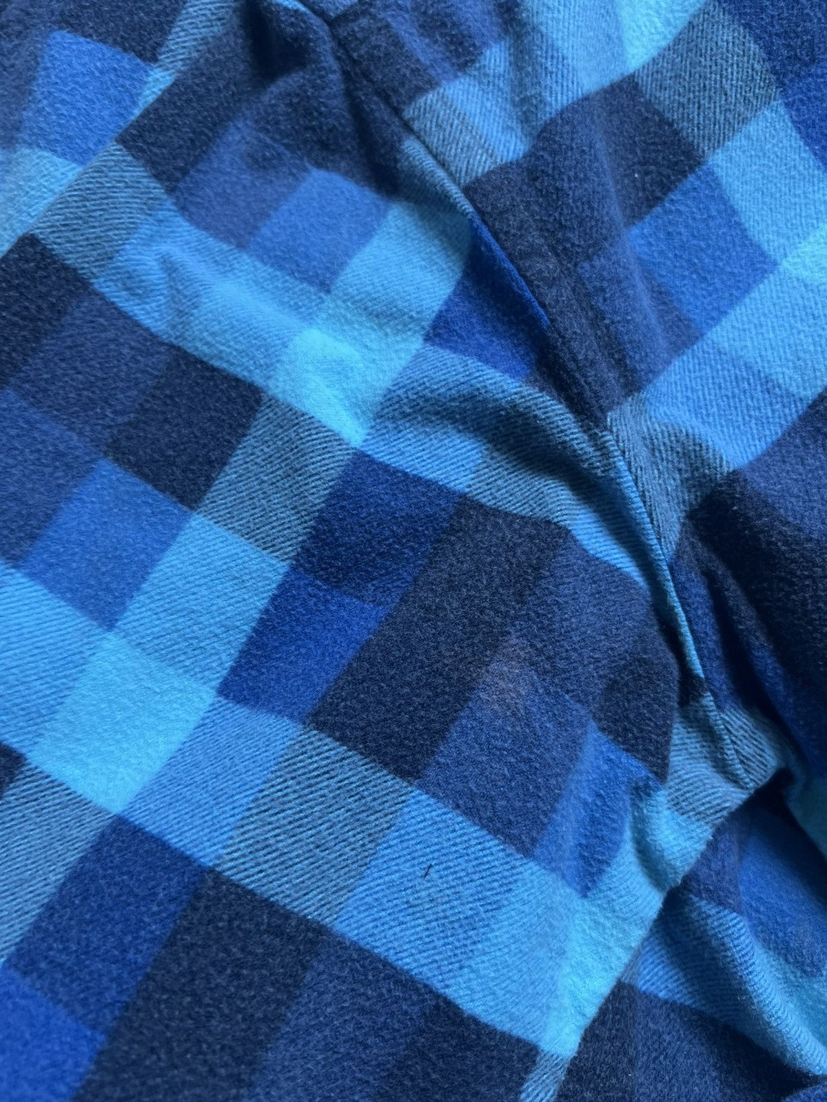 Beams Plus Beams Japanese Brand Blue Plaid Flannel Checkered Size US M / EU 48-50 / 2 - 8 Thumbnail