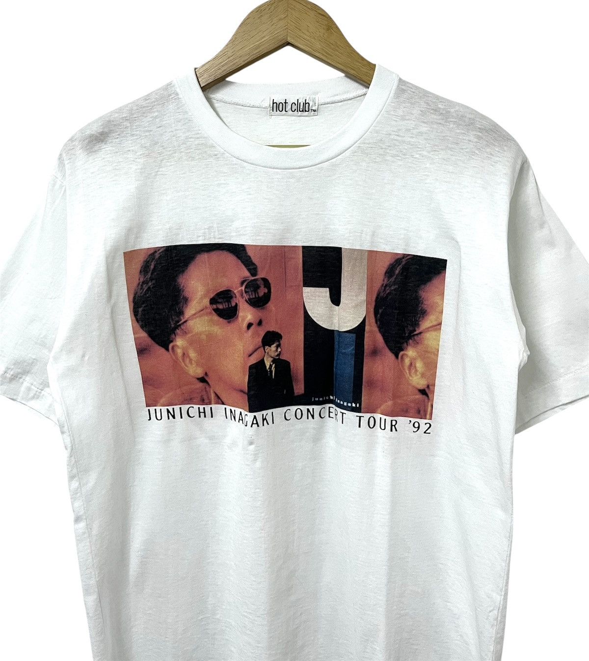 Japanese Brand VINTAGE 90s JUNICHI INAGAKI CONCERT TOUR JAPAN SINGER TSHIRT Size US M / EU 48-50 / 2 - 3 Thumbnail