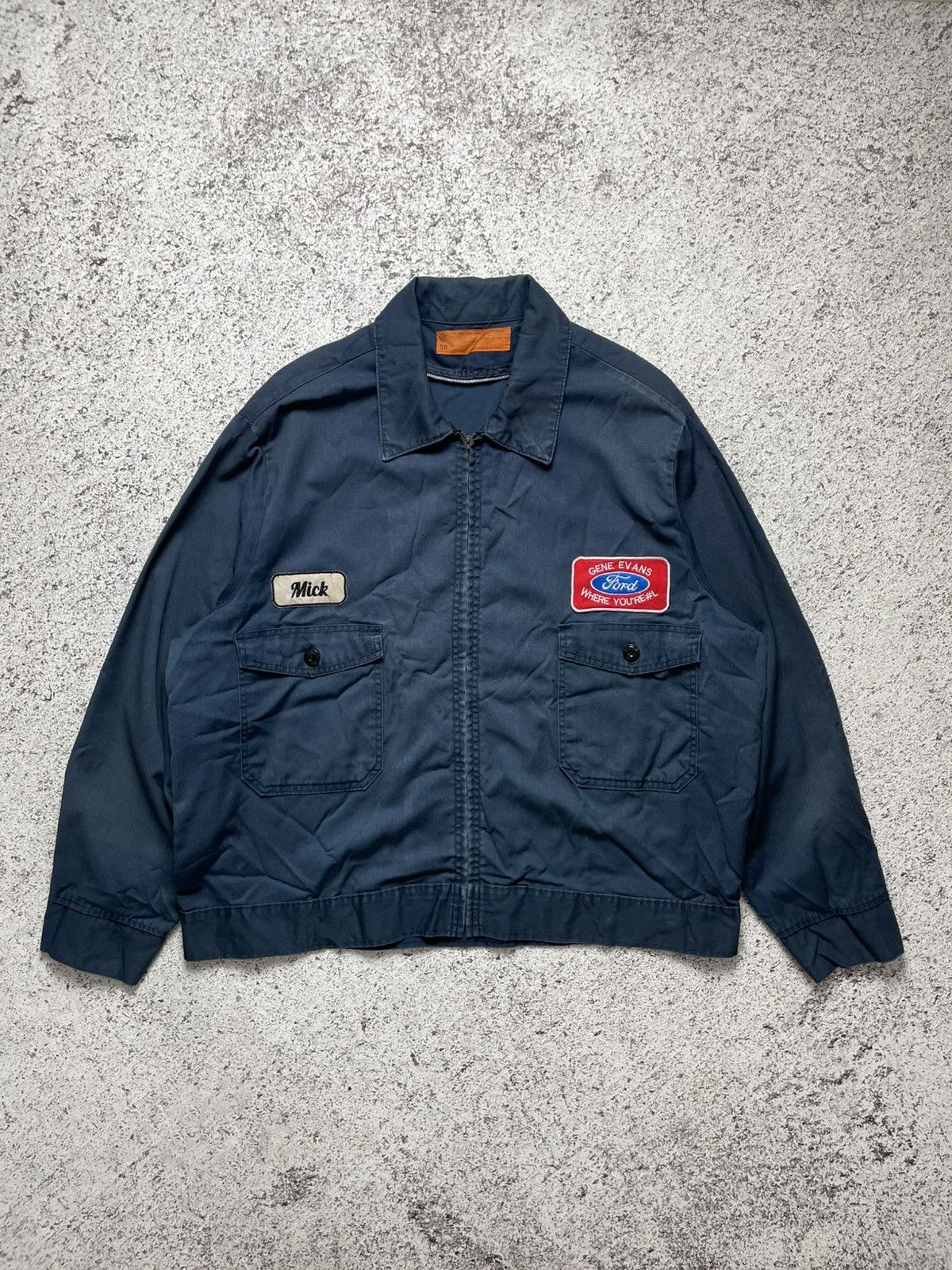 Ford 60s Double Pocket Mechanic Work Jacket Ford USA Size US XL / EU 56 / 4 - 5 Thumbnail
