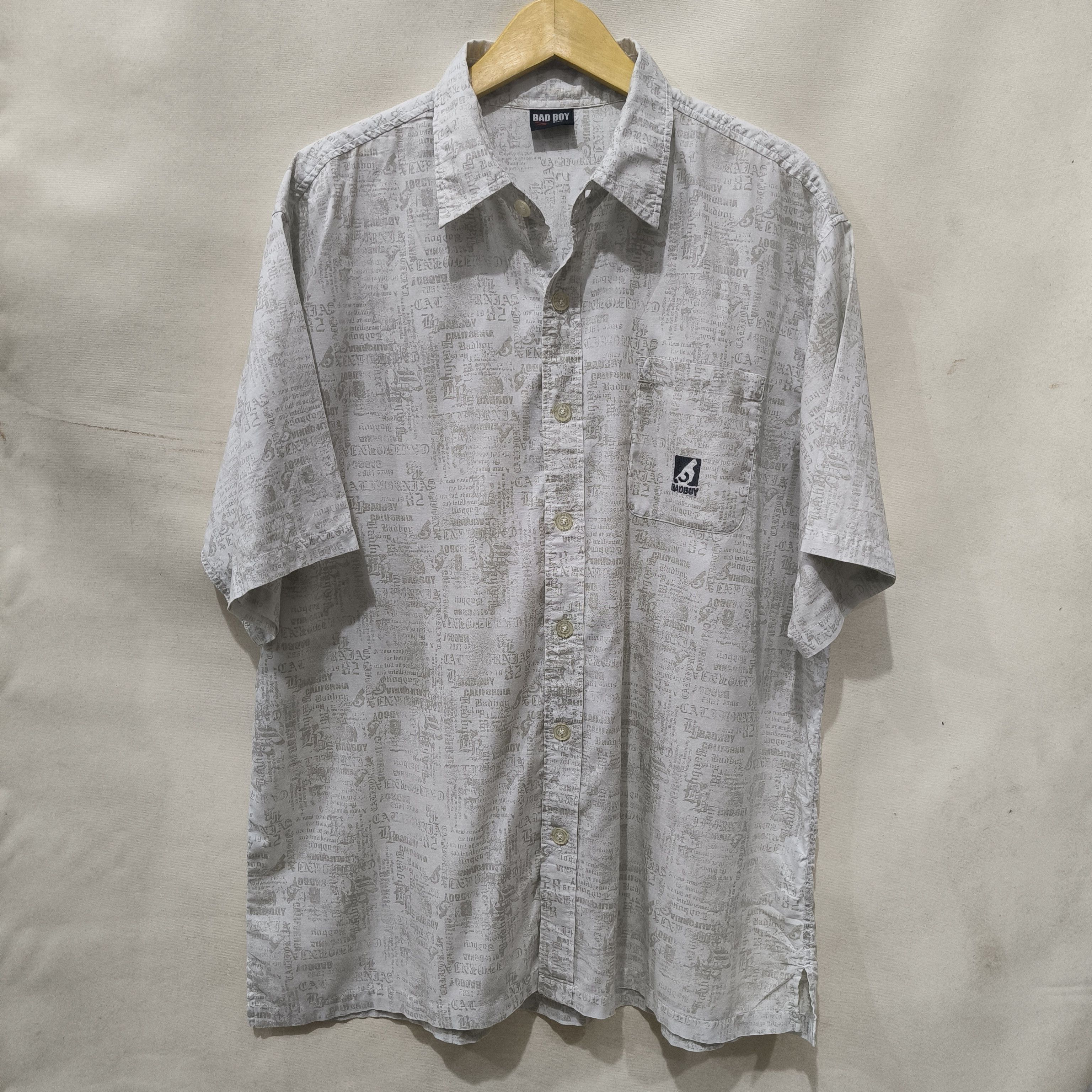 No Fear Y2k Bad boy full print shirt san diego california Size US XXL / EU 58 / 5 - 9 Thumbnail