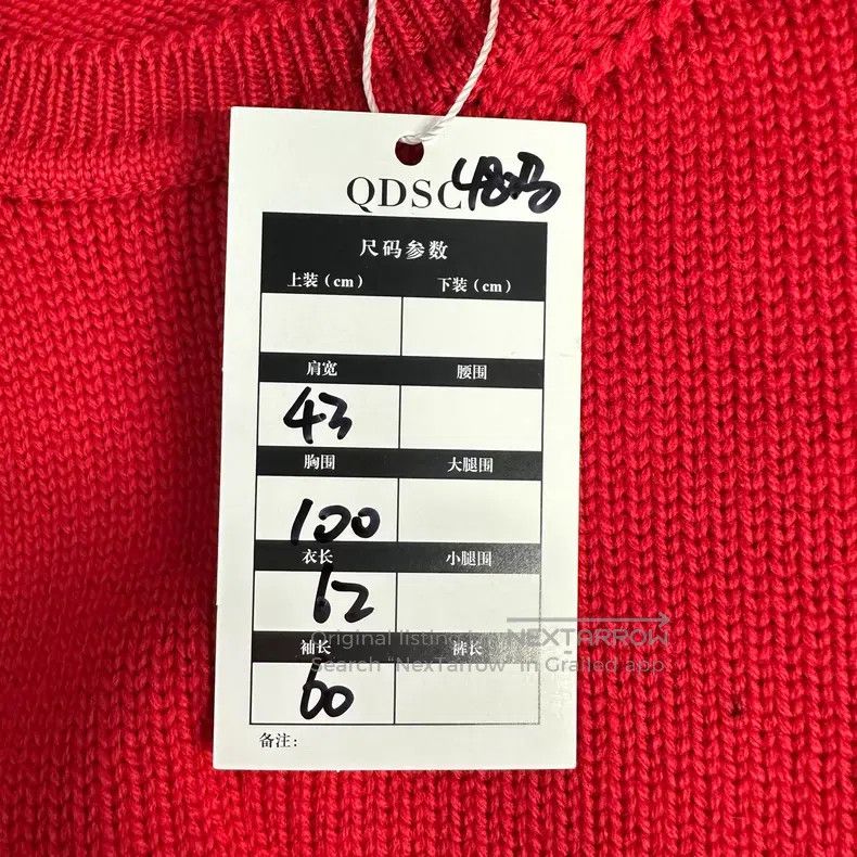 Fendi Fendi Red Long Sleeve Sweater Size US M / EU 48-50 / 2 - 7 Thumbnail