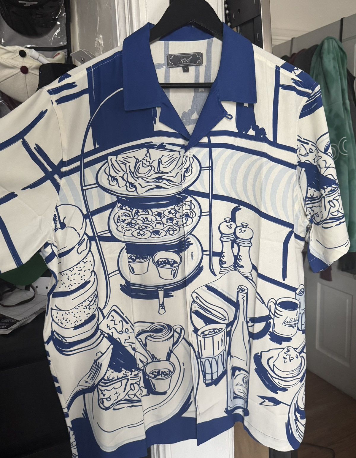 KITH FOR TAYLORMADE STINGER CAMP COLLAR SHIRT - Blank 2024