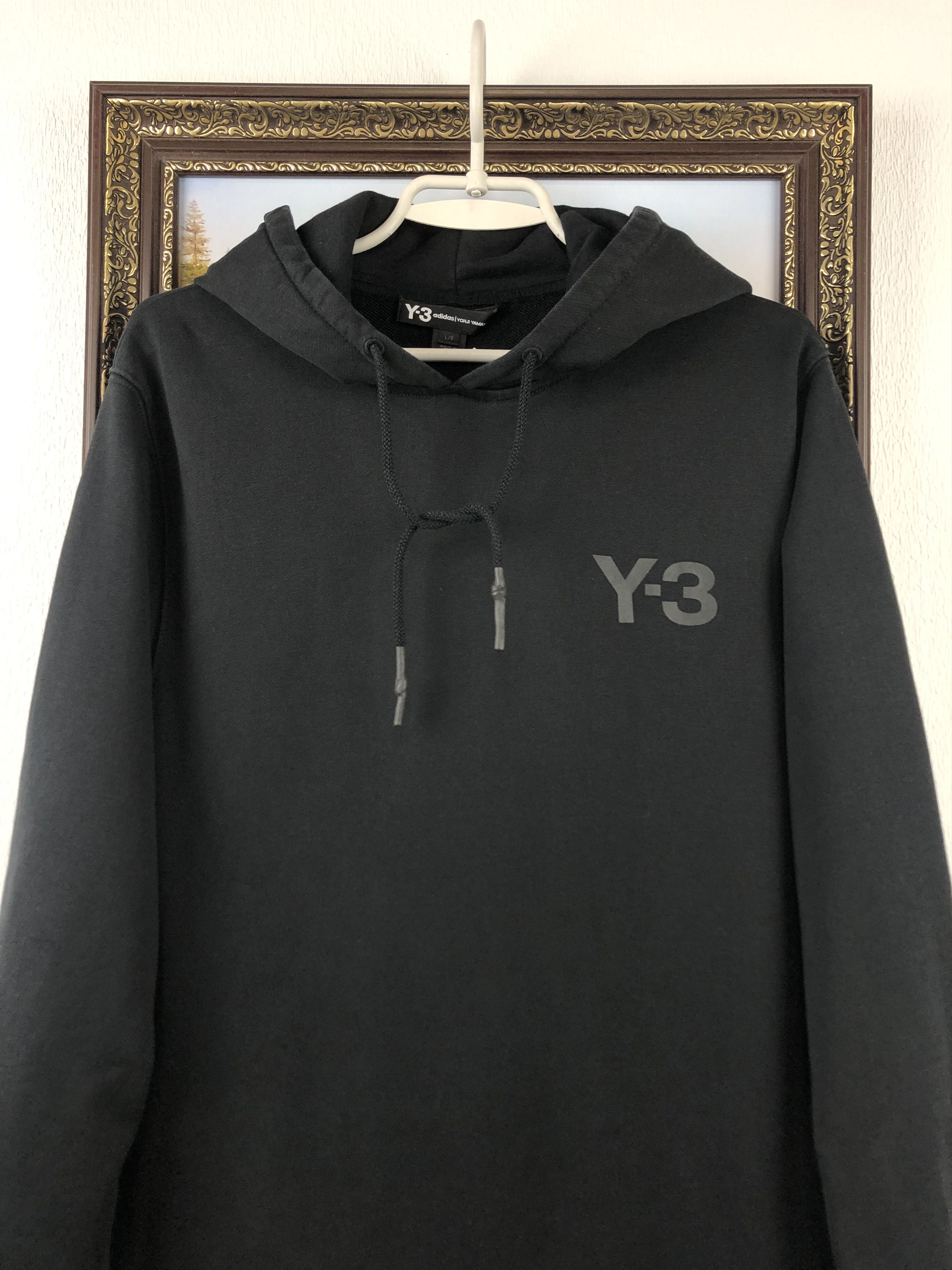 Y-3 Adidas YOHJI YAMAMOTO Men's Black Hoodie Classic Jacket