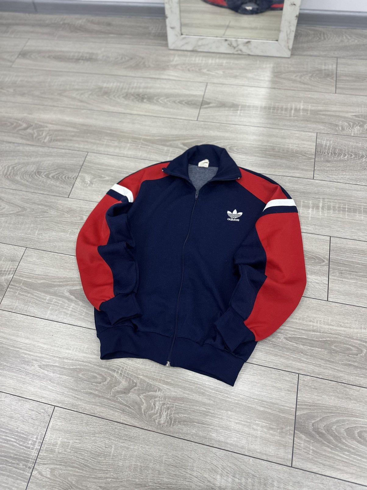 Adidas Adidas Vintage 90s Boxy Fit Track Jacket Size US L / EU 52-54 / 3 - 3 Thumbnail