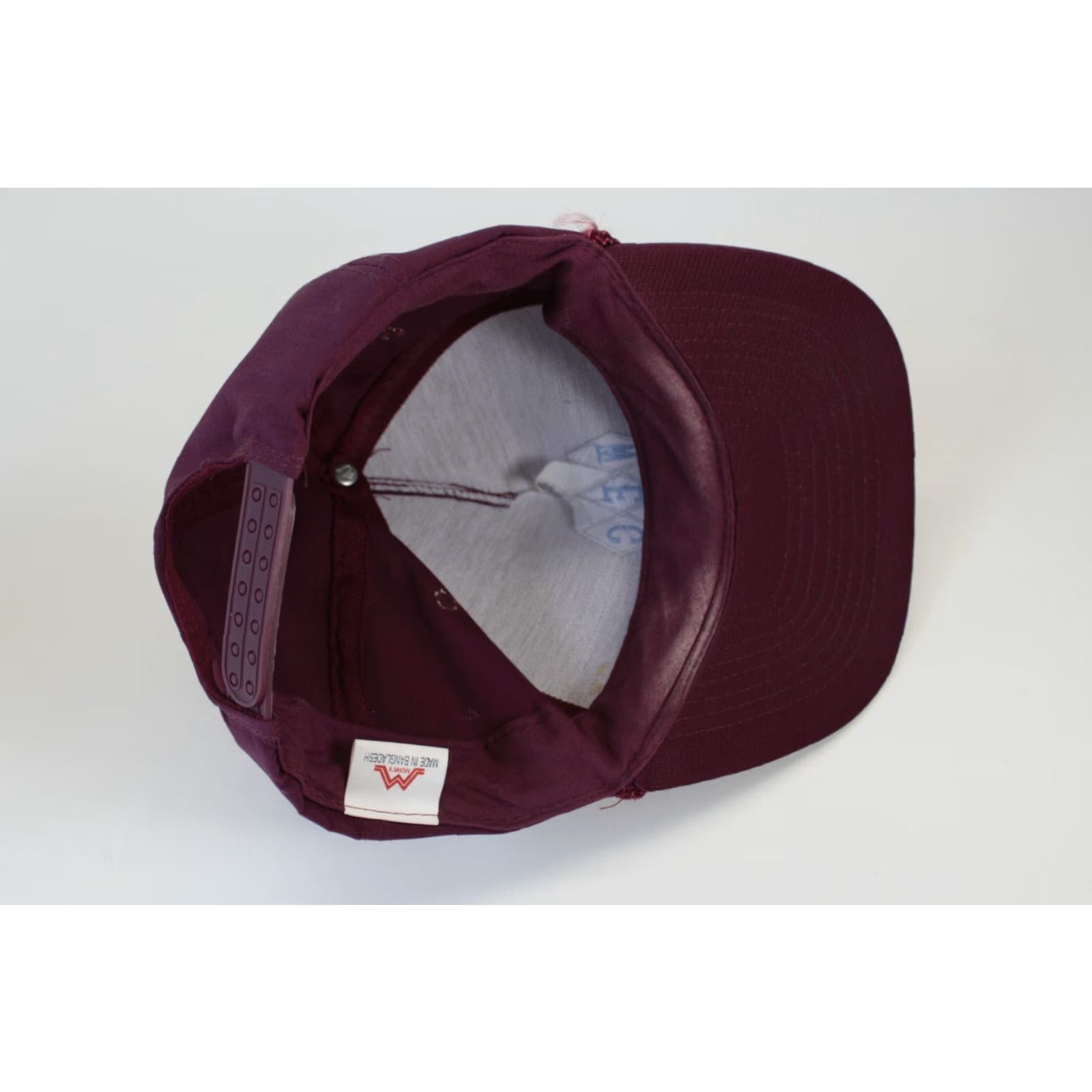Vintage VINTAGE Waytec Electronics Core WEC Snapback Hat Maroon Rope Bill Size ONE SIZE - 6 Thumbnail