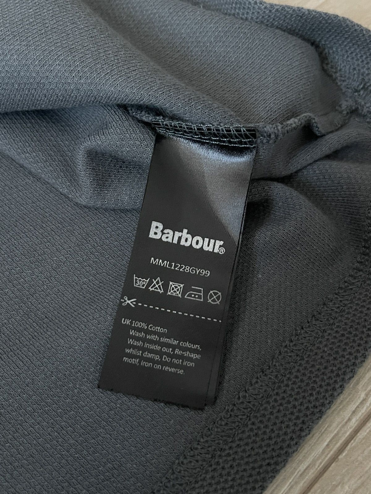 Barbour Barbour International Contrast Collar Polo Shirt L gray Size US L / EU 52-54 / 3 - 6 Thumbnail