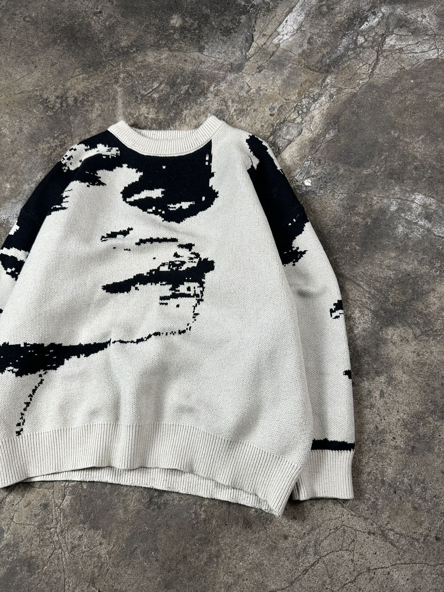 Ih Nom Uh Nit Ih Nom Uh Nit Face Knit Sweater Size US S / EU 44-46 / 1 - 3 Thumbnail