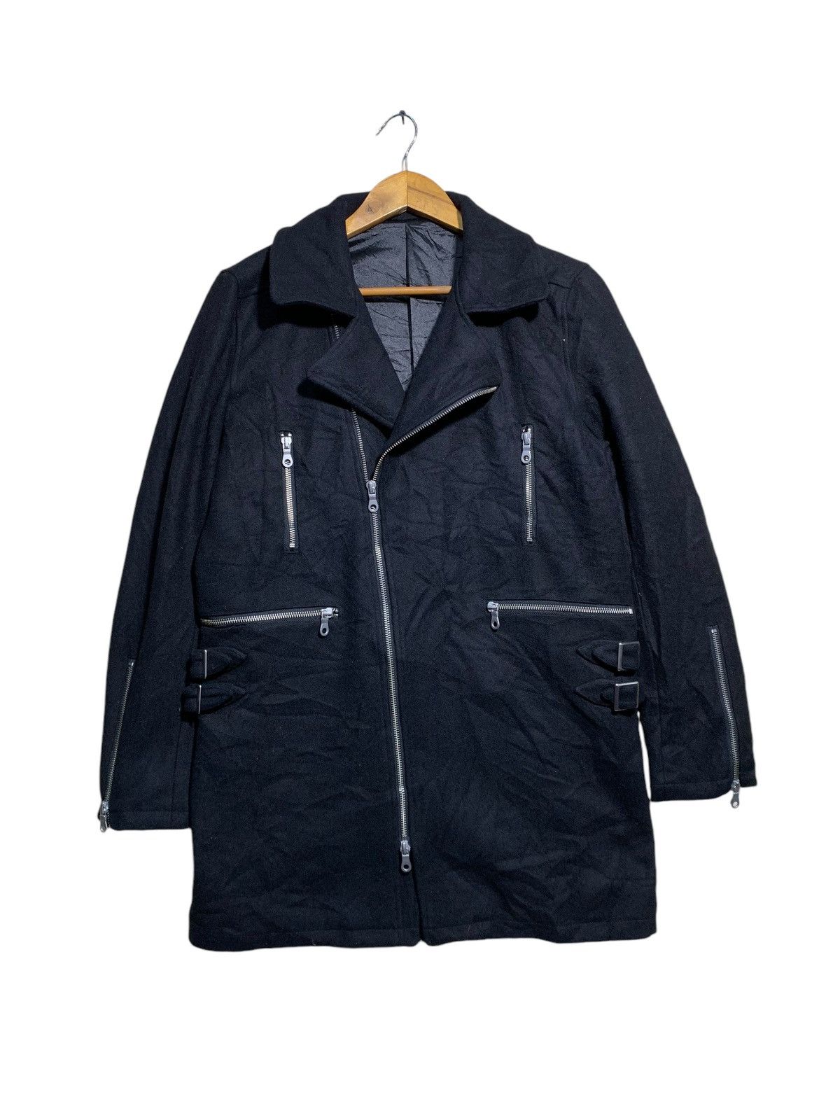 If Six Was Nine × Japanese Brand × Seditionaries 🔥BLACK WOOL GOTHIC STYLE JACKETS Size US L / EU 52-54 / 3 - 1 Thumbnail