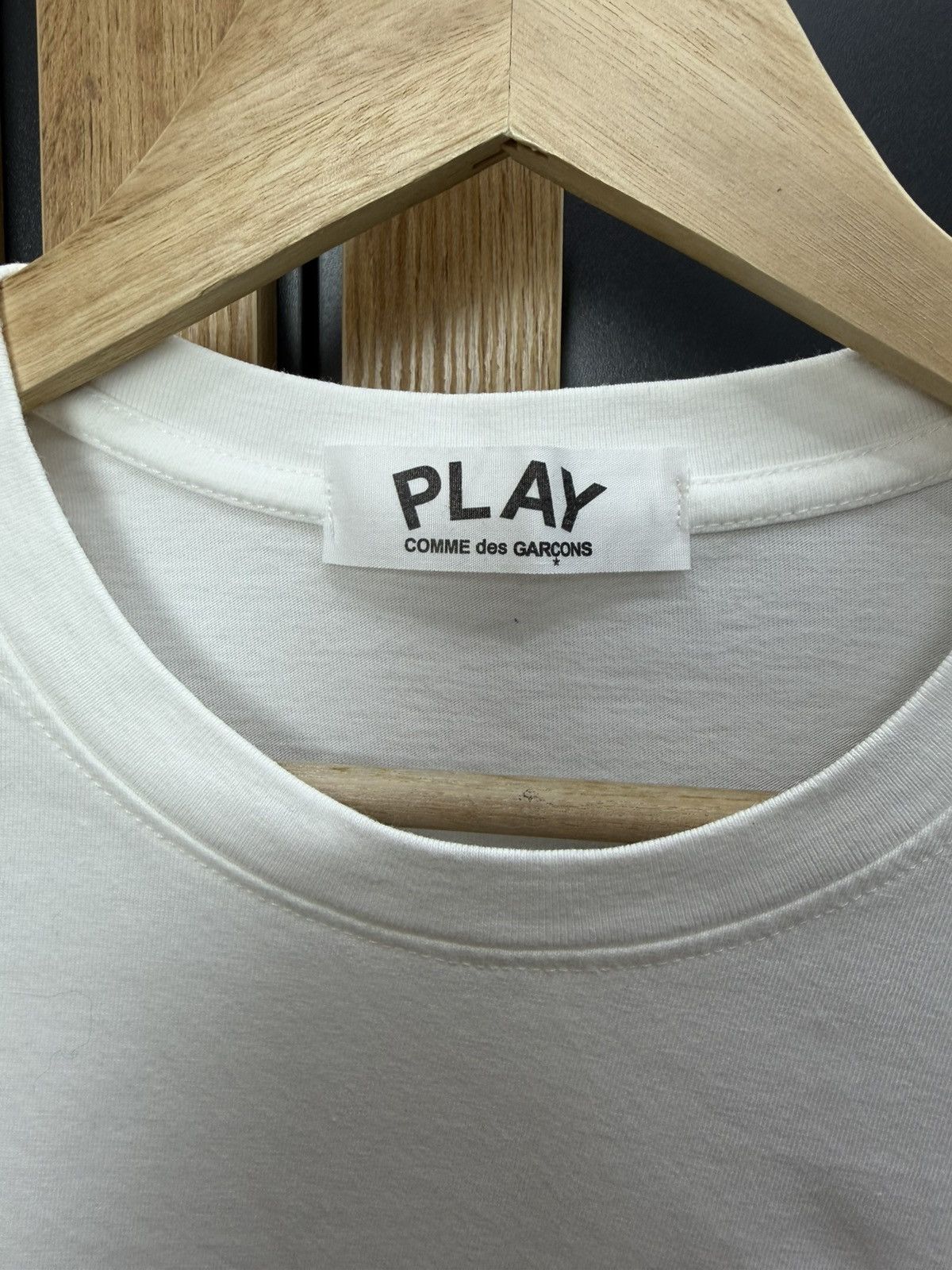 Comme des Garcons PLAY Comme des Garcons Play White Heart Logo T Shirt Size US S / EU 44-46 / 1 - 3 Thumbnail