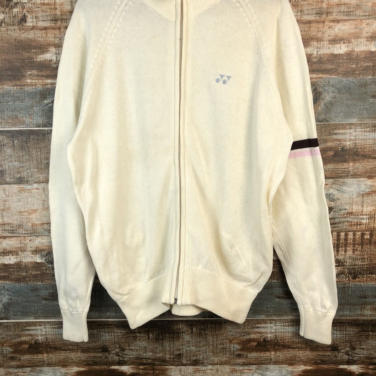 Vintage DL Yonex japan vintage White Knitwear #C751 Size US M / EU 48-50 / 2 - 3 Thumbnail