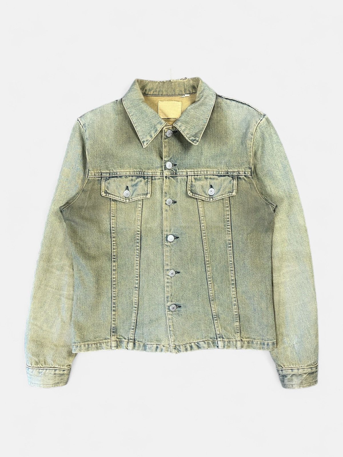 HELMUT LANG/VINTAGE STAINED DENIM JACKET Helmut Lang Vintage