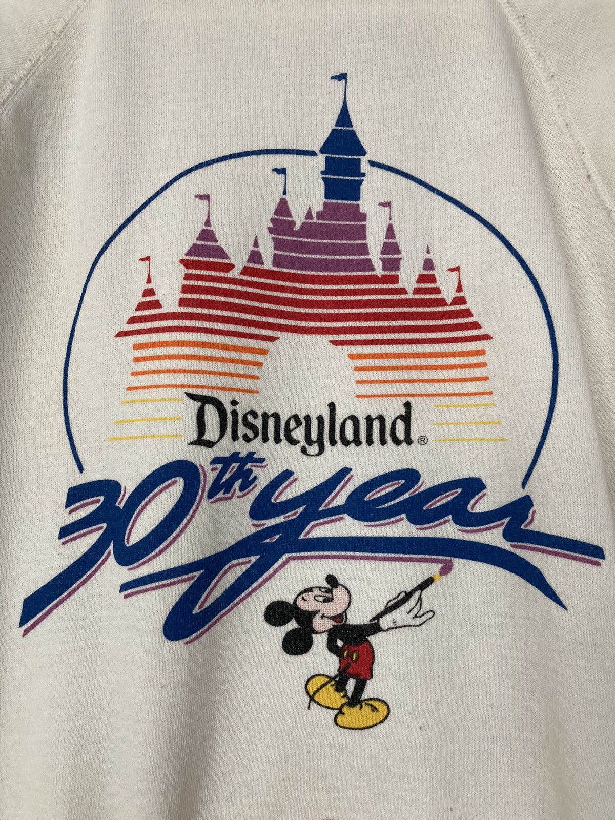 Disney × Mickey Mouse × Vintage DISNEYLAND 30TH YEAR ANNIVERSARY SWEATER SWEATSHIRT PULLOVER Size US M / EU 48-50 / 2 - 3 Thumbnail