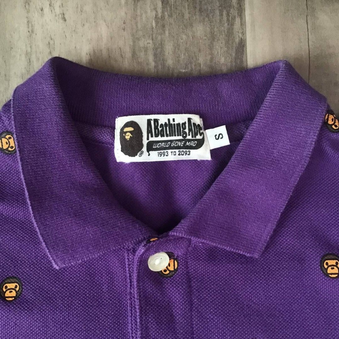 Bape BAPE Milo Monogram Polo Shirt a bathing ape NIGO Size US S / EU 44-46 / 1 - 5 Thumbnail
