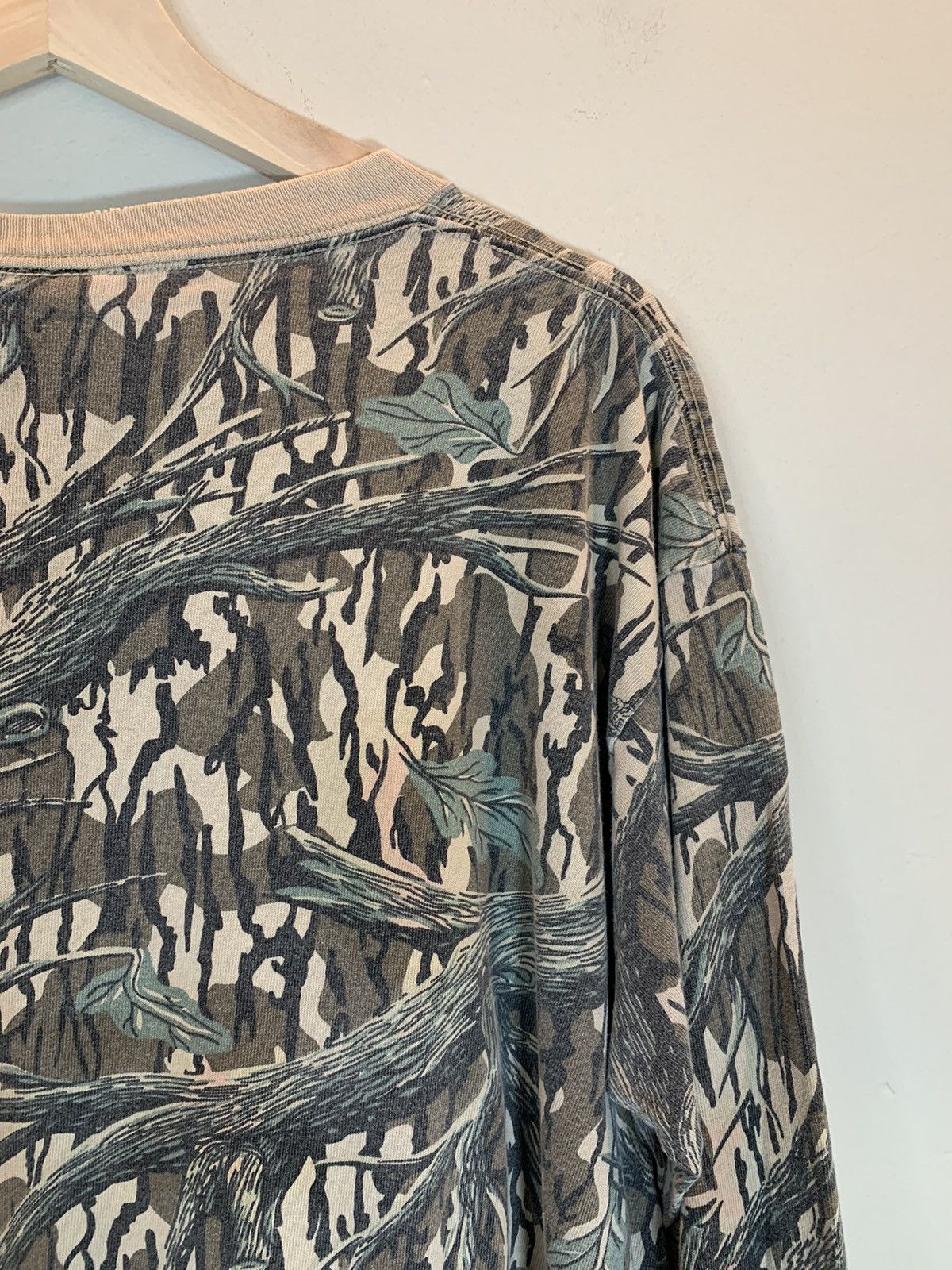 Carhartt *RARE* Vintage 80s Carhartt x Mossy Oak Camo LS Pocket Shirt Size US XL / EU 56 / 4 - 8 Thumbnail