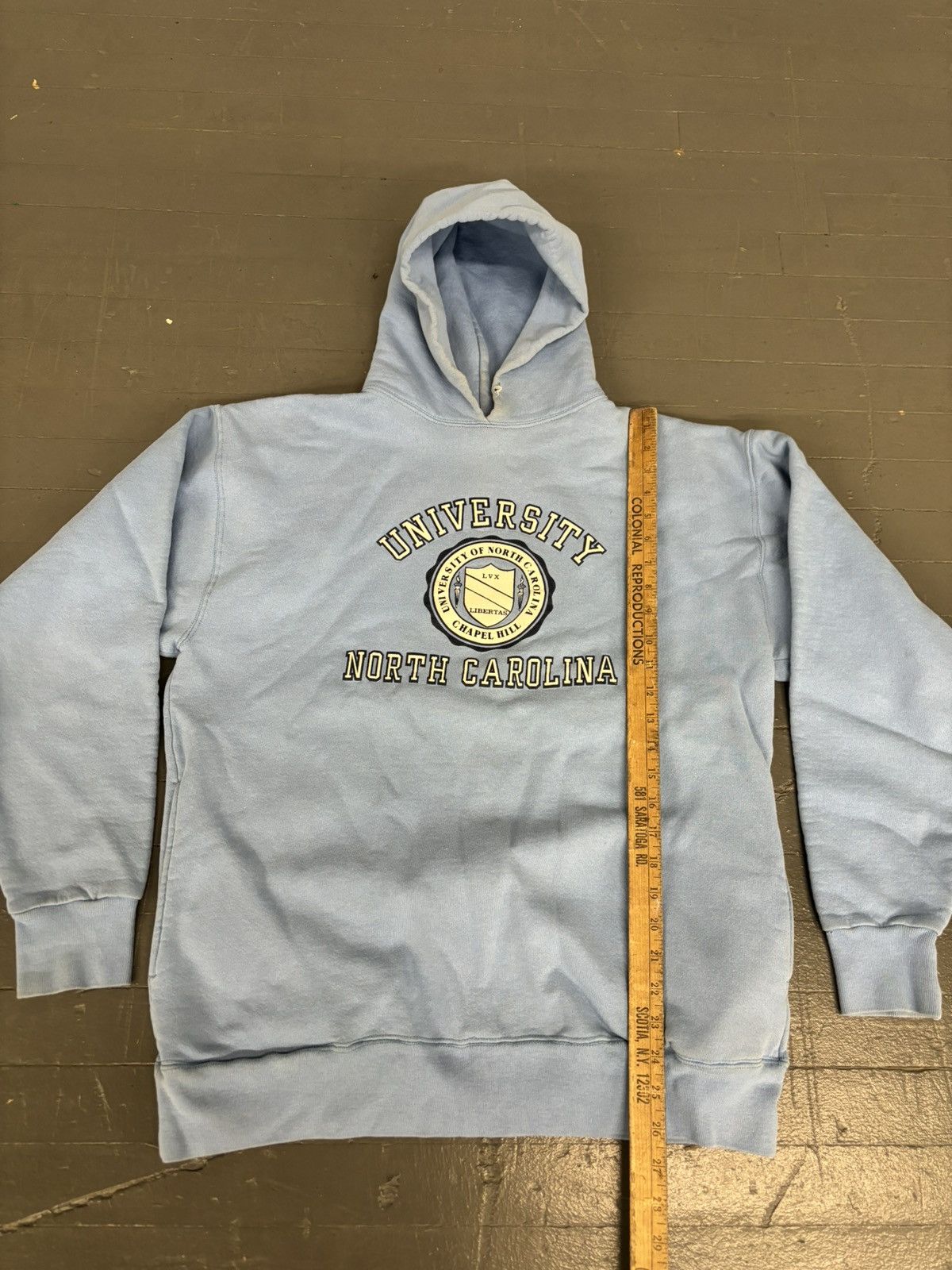 Vintage Vintage 90s university of North Carolina hoodie made in USA Size US L / EU 52-54 / 3 - 6 Thumbnail