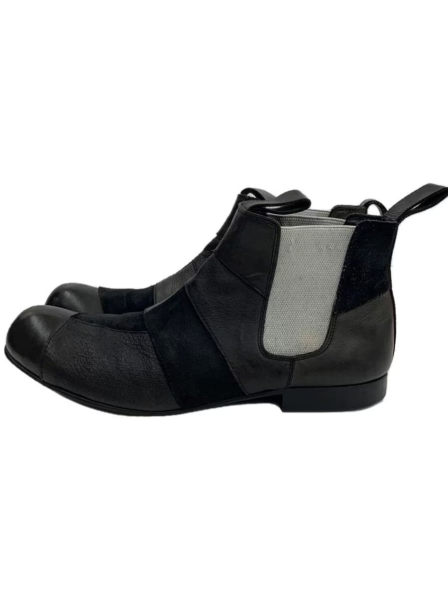 Comme des Garcons × Comme des Garcons Homme Plus Reconstructed Leather Side Gore Boots Size US 7.5 / EU 40-41 - 4 Thumbnail