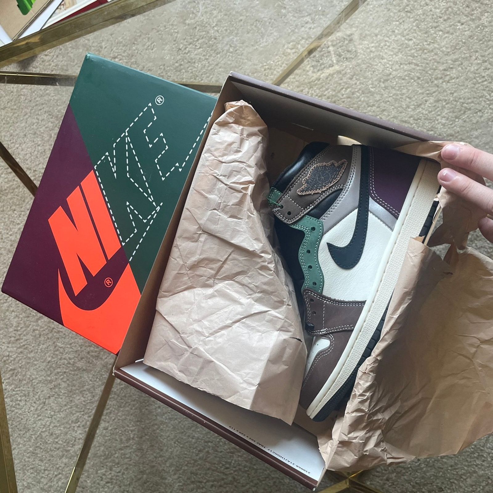 Jordan Brand DH3097-001 AiR JORDAN 1 Hi HAND CRAFTED MALLARD DUCK AUTUMN Size US 8 / EU 41 - 13 Thumbnail