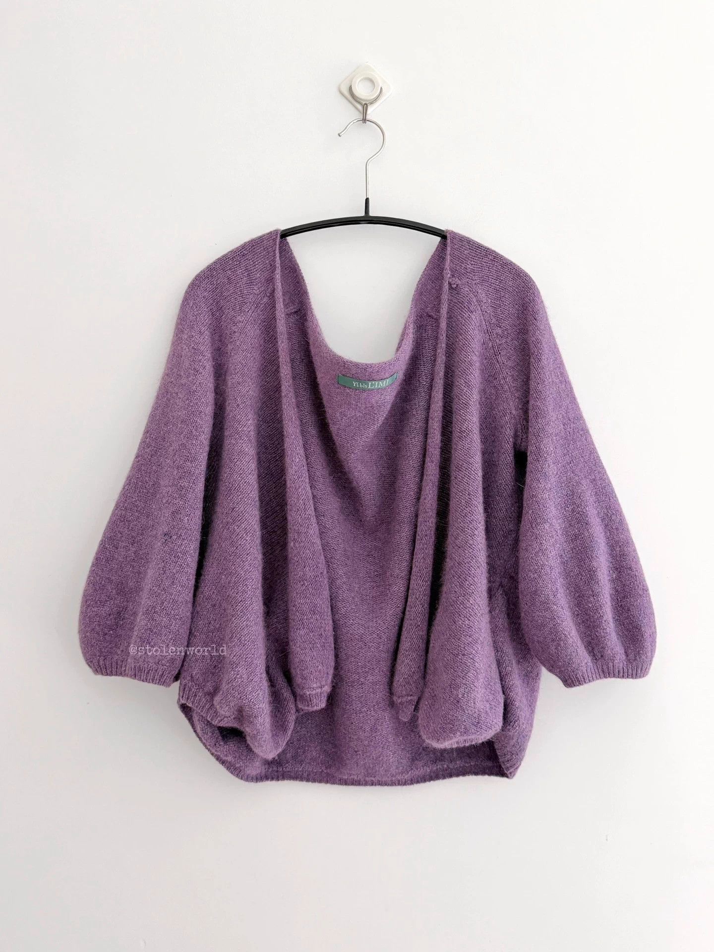 Y's Y's bis limi puffy lantern sleeve knit cardigan S Size S / US 4 / IT 40 - 1 Thumbnail