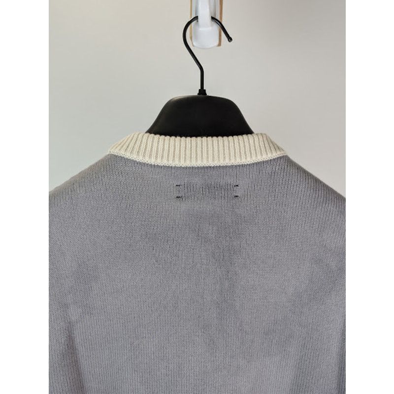Amiri o1rshd1 Vintage Cashmere Crew Sweater in Grey Size US M / EU 48-50 / 2 - 15 Thumbnail