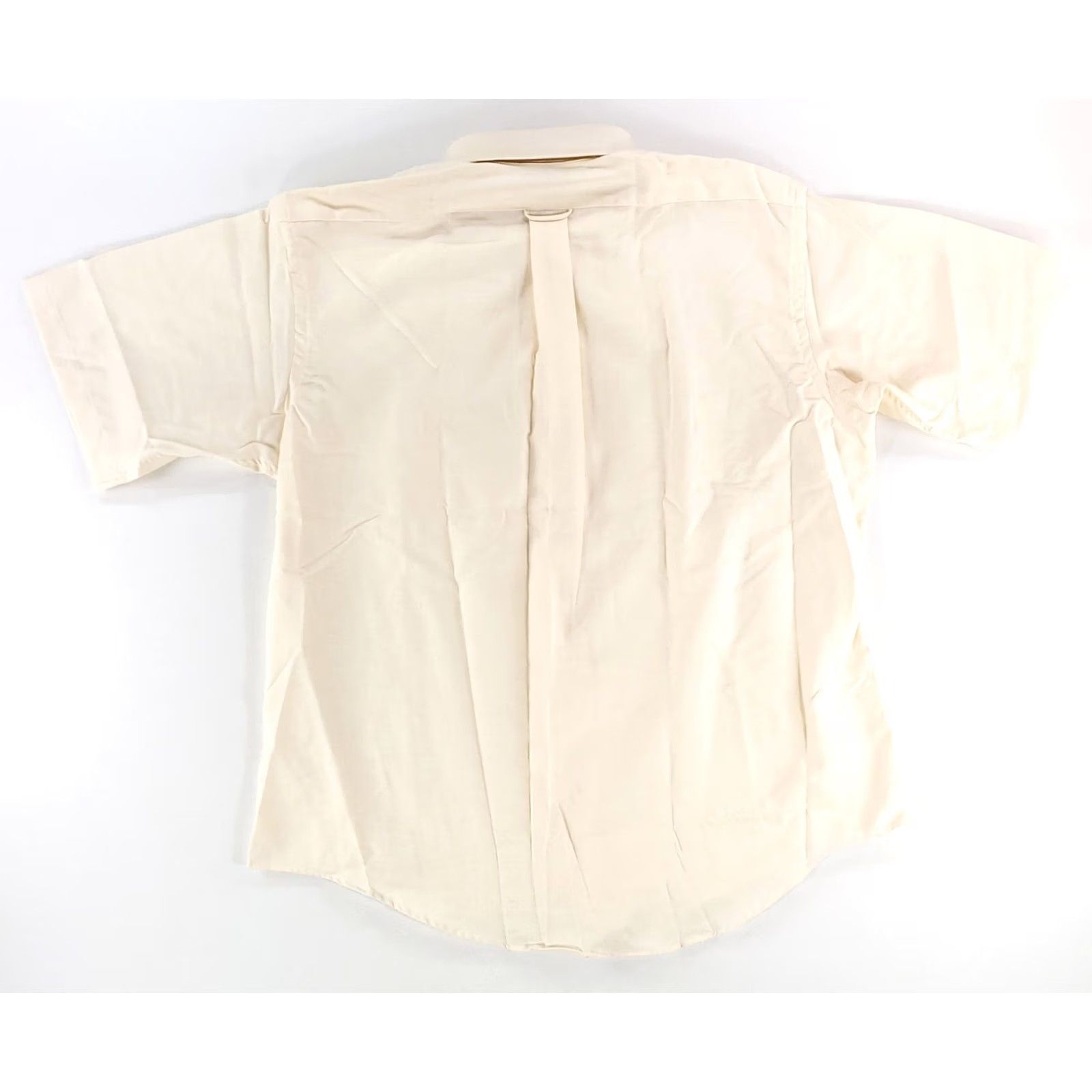 Vintage VINTAGE Royal Knight Shirt Short Sleeve Cream 70s 80s Made USA Mens 17.5 Size US XXL / EU 58 / 5 - 5 Thumbnail