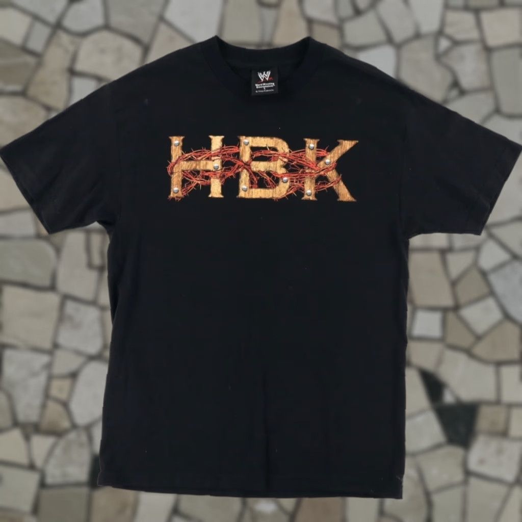 Vintage VTG WWE Heart Break Kid Shawn Michaels Solid T-Shirt Black Men L Size US L / EU 52-54 / 3 - 1 Thumbnail